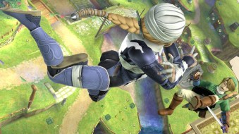 Sheik and Link in SSB Wii U