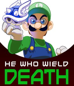 luigi blue turtle shell